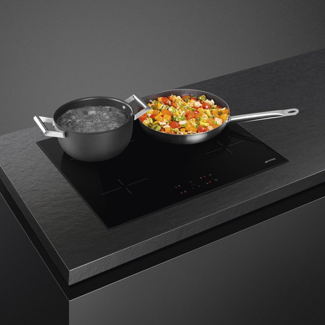 Электрическая варочная поверхность Smeg SE264TD2 черный купить,NaN