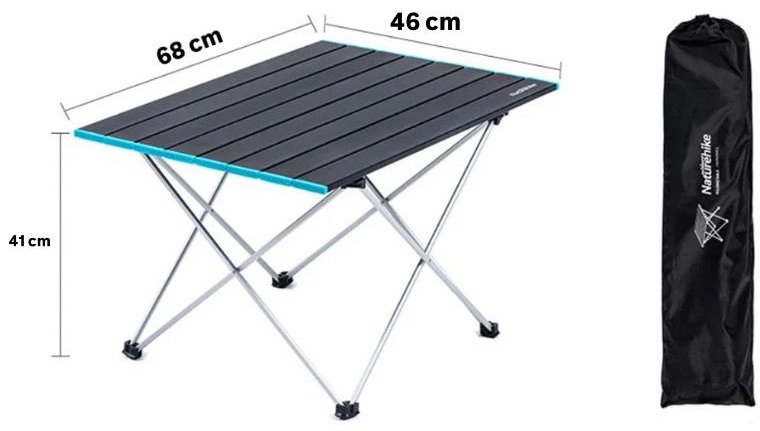 Naturehike стол FT08/NH19Z008-Z-L-GRY серый