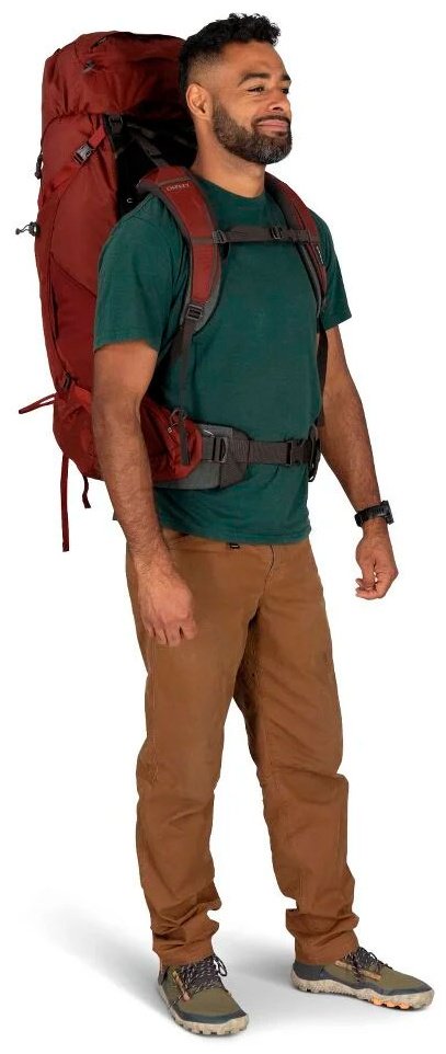 Рюкзак Osprey 10006675 треккинговый 58 красный