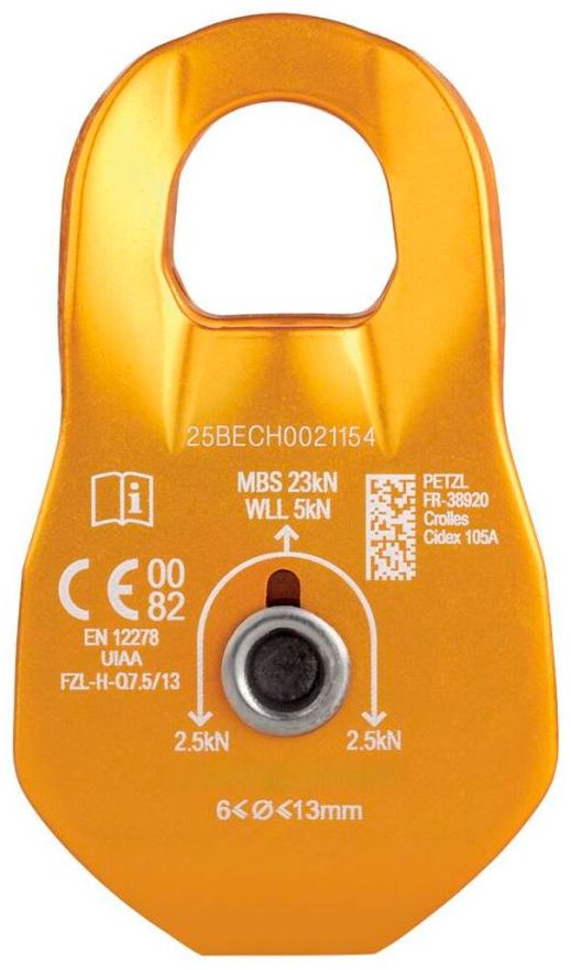 Блок-ролик Petzl P006AA00 желтый