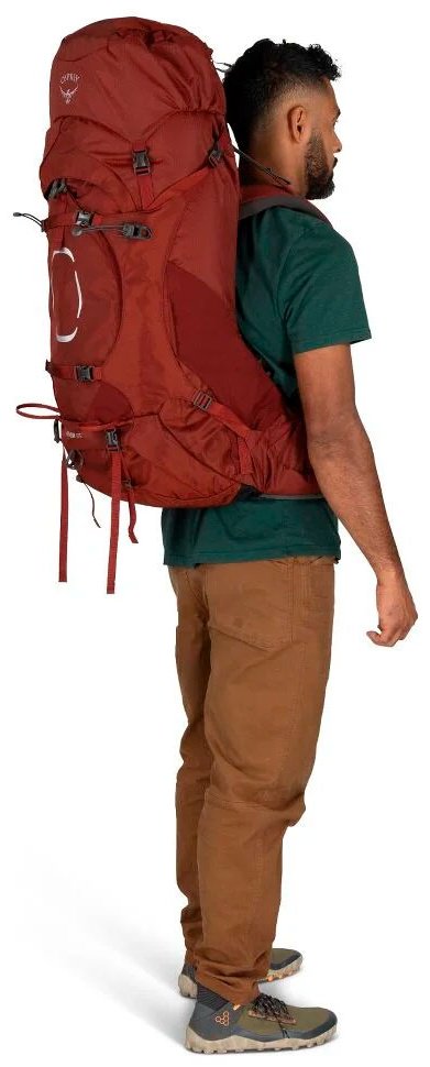 Рюкзак Osprey 10006675 треккинговый 58 красный купить,NaN
