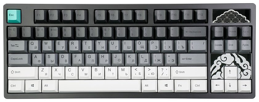 Клавиатура VARMILO Yakumo VA80 Kailh Prestige Silent серый купить,62985