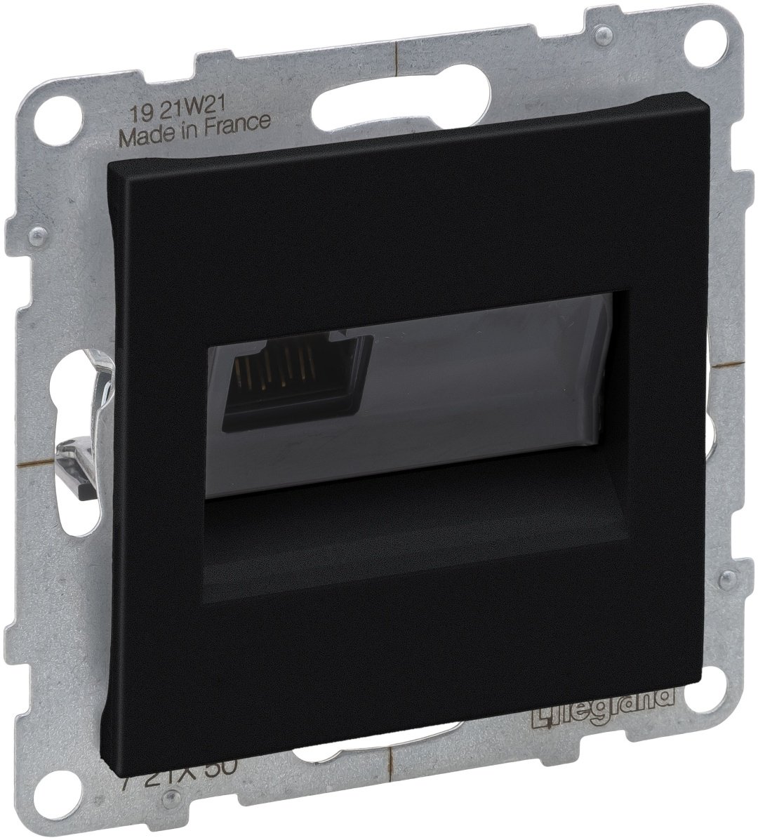 Компьютерная розетка (RJ45) Legrand Suno 721450, антрацит