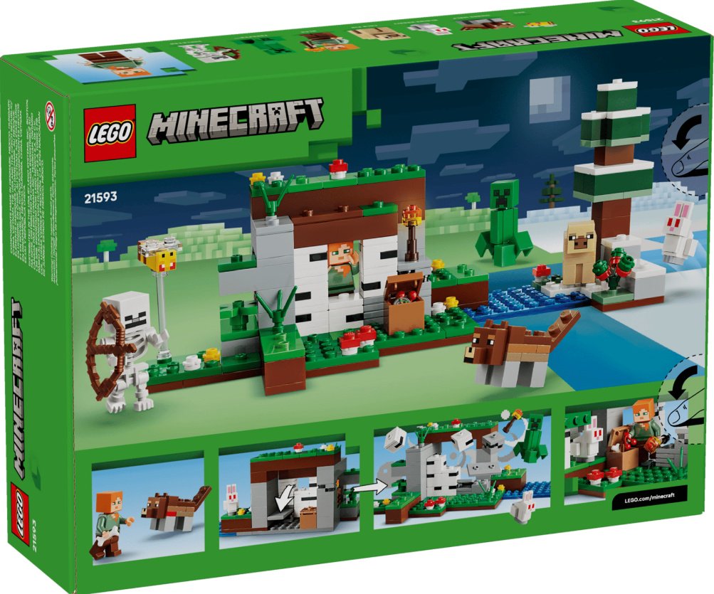 Конструктор LEGO Minecraft Первое ночное приключение 21593, деталей 301 шт купить,27595