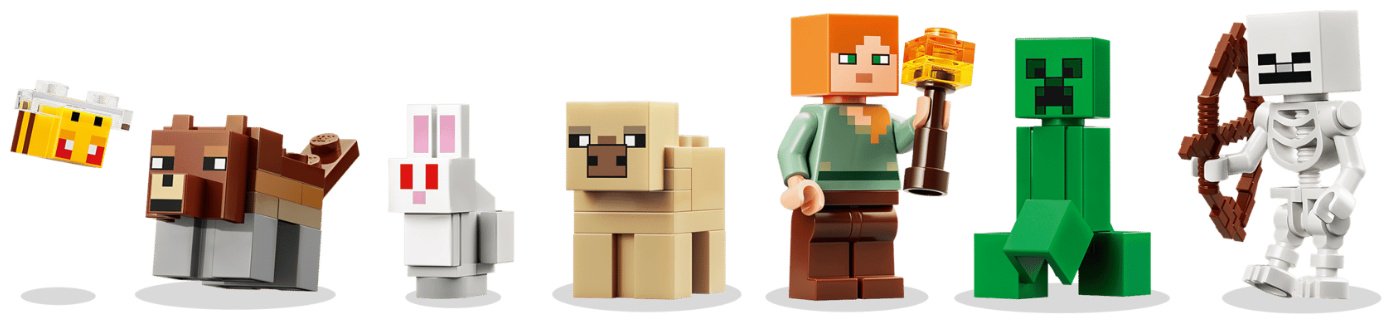 Конструктор LEGO Minecraft Первое ночное приключение 21593, деталей 301 шт купить,27595