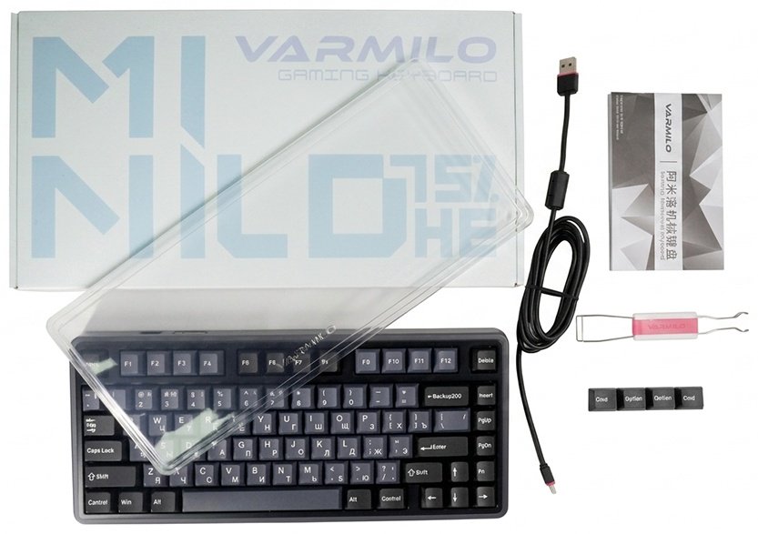 Клавиатура VARMILO Minilo Classic Black 75 HE Huano Mag Marble черный - ForteMarket Клавиатура VARMILO Minilo Classic Black 75 HE Huano Mag Marble черный купить,71985