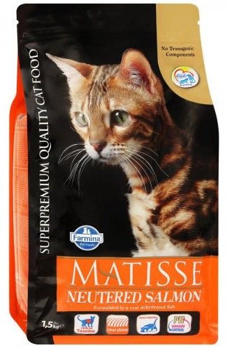 Корм Farmina NEUTERED SALMON лосось 1.5 кг купить,NaN