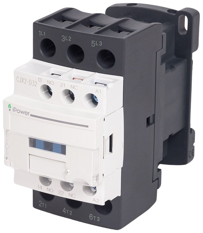 IPower контакторный блок/пускатель комбинированный 32A, CJX2-D32 AC 220V купить,NaN