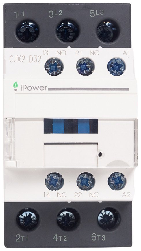 IPower контакторный блок/пускатель комбинированный 32A, CJX2-D32 AC 220V купить,NaN
