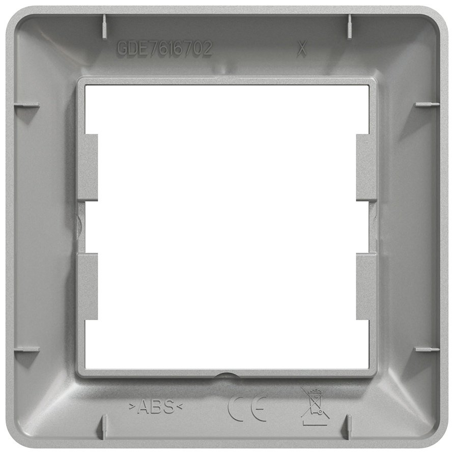 Рамка для выключателей и розеток Schneider Electric EPH5800161 , алюминий купить,NaN