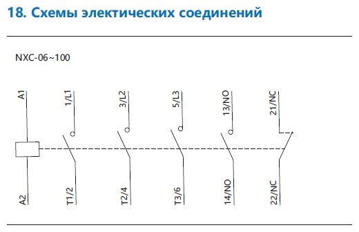 CHINT силовой контактор 50A, 836788 купить,NaN