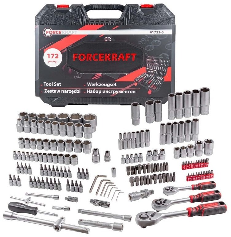 Набор универсальный 172 в 1 ForceKraft FK-41723-5 купить,NaN