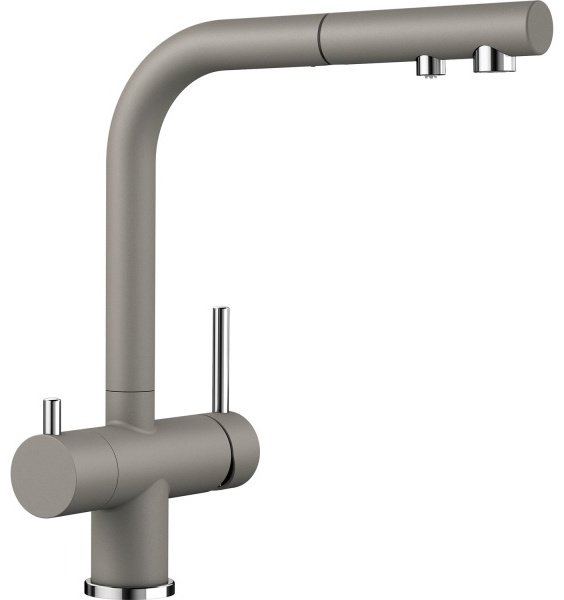 Смеситель для кухни (мойки) Blanco Fontas-S II 525206, двухзахватный купить,NaN