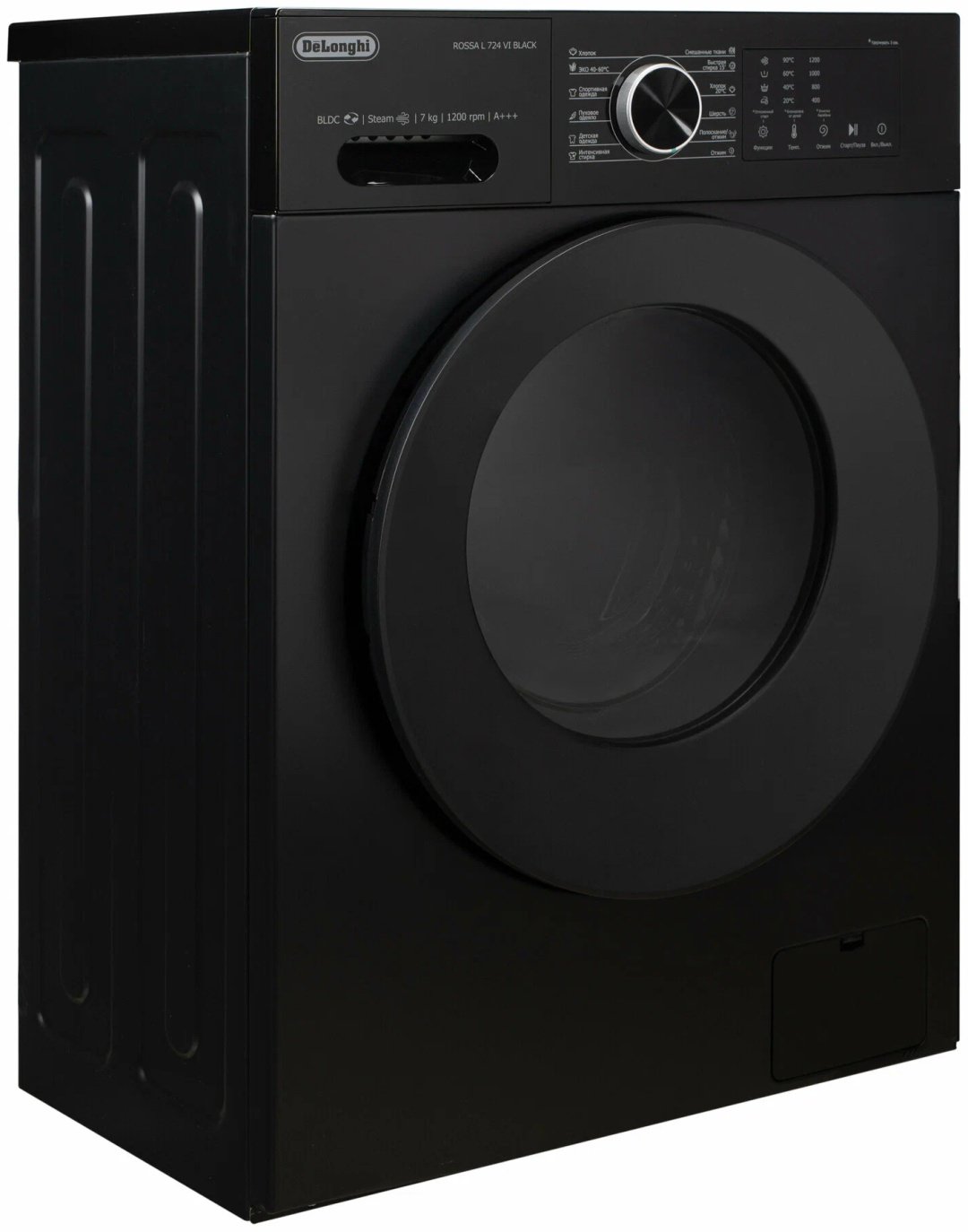 Стиральная машина Delonghi ROSSA L 724 VI 7 кг черный купить,NaN