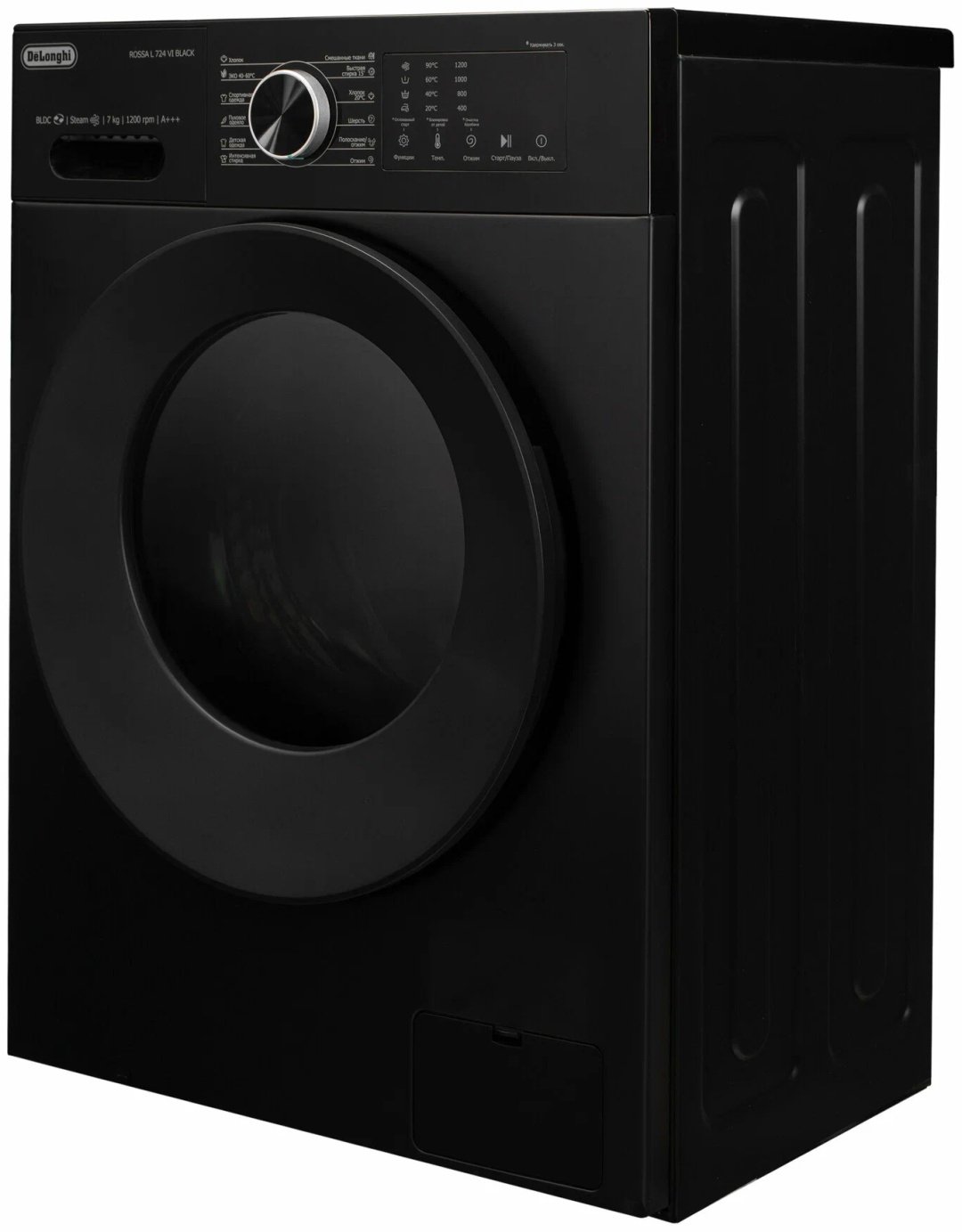 Стиральная машина Delonghi ROSSA L 724 VI 7 кг черный купить,NaN