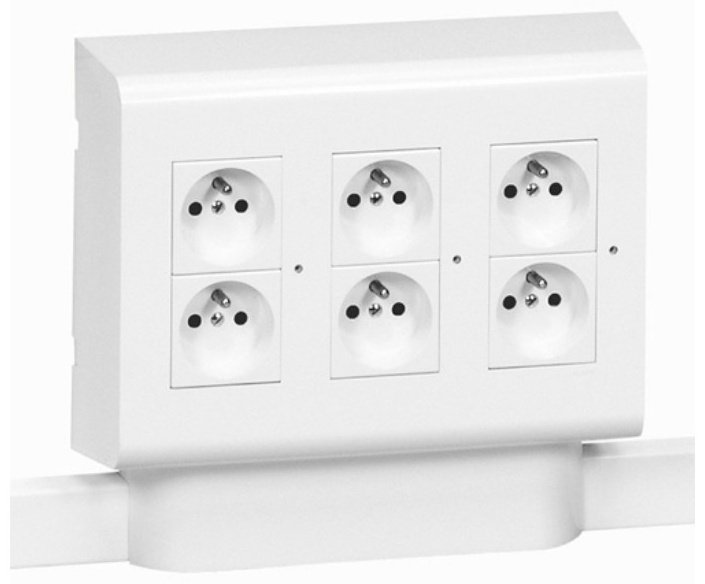 Рамка для выключателей и розеток Legrand Mosaic 031622, белый купить,NaN