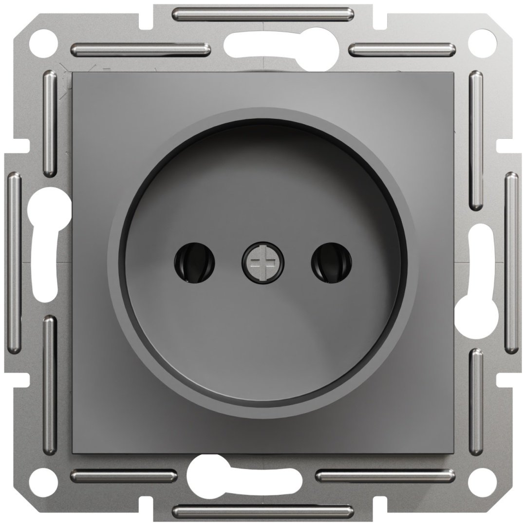 Розетка Schneider Electric Asfora EPH3000171, серый, антрацит купить,NaN