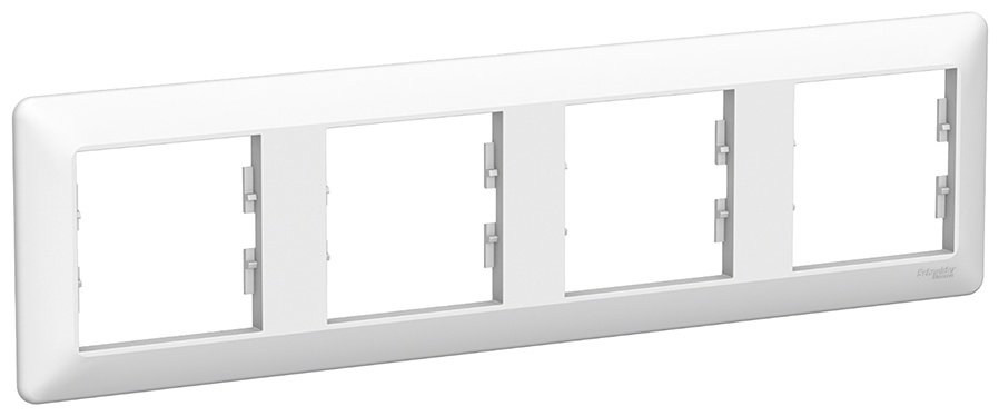 Рамка для выключателей и розеток Schneider Electric EPH5805421, белый купить,NaN