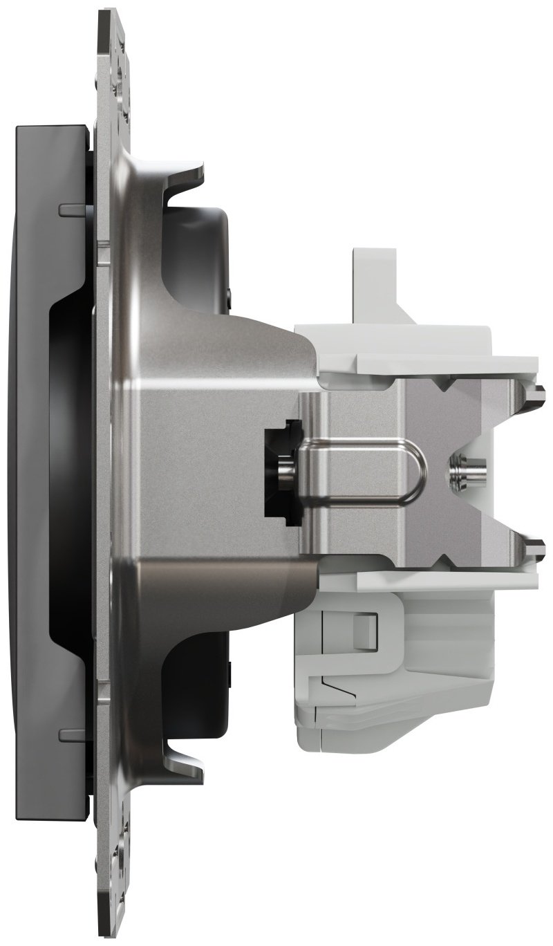 Розетка Schneider Electric Asfora EPH3000171, серый, антрацит купить,NaN