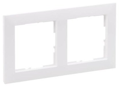Рамка для выключателей и розеток Legrand Suno 721502, белый купить,NaN