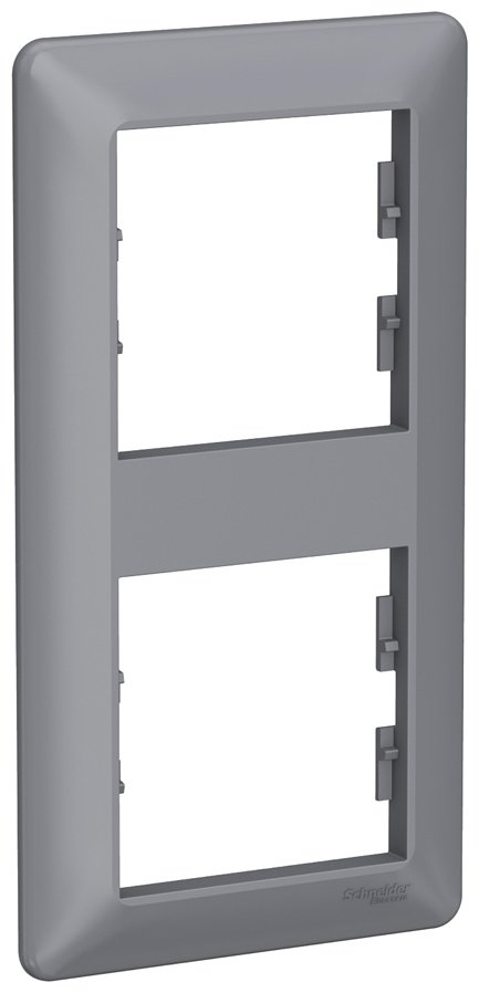 Рамка для выключателей и розеток Schneider Electric EPH5815262, сталь купить,NaN