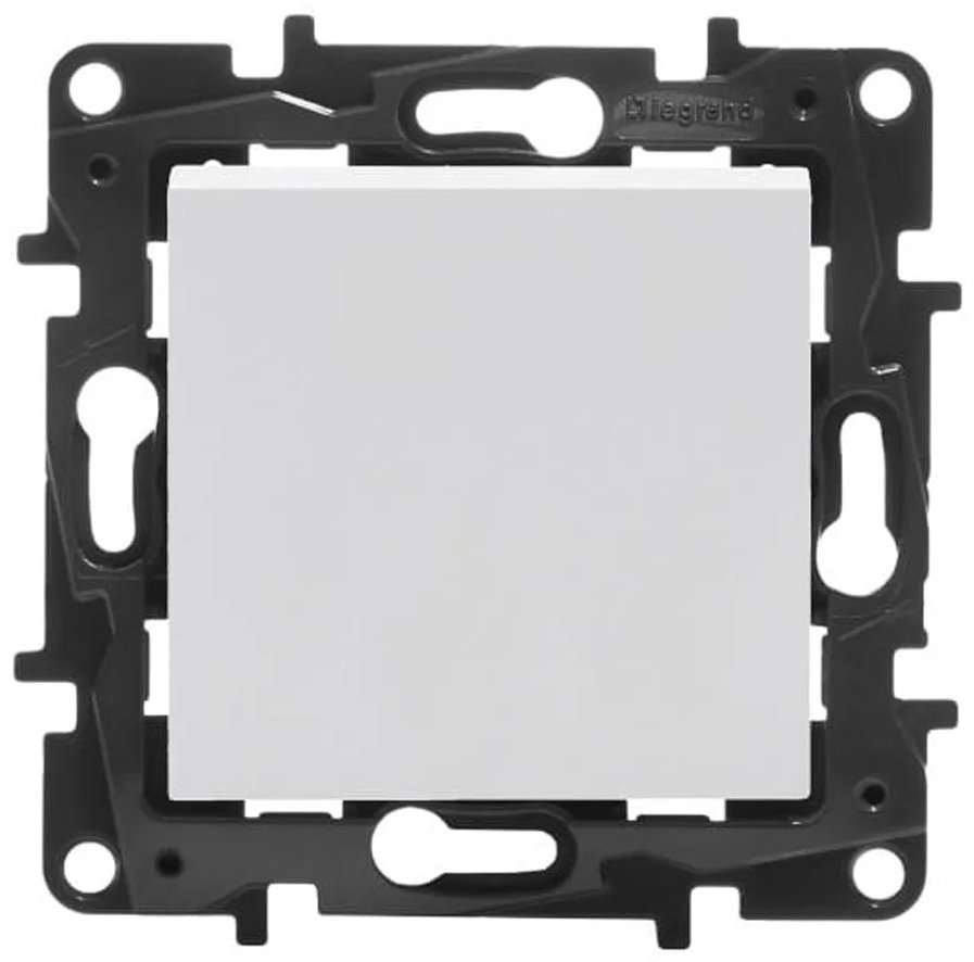 Выключатель клавишный Legrand NILOE STEP 863101, белый купить,NaN