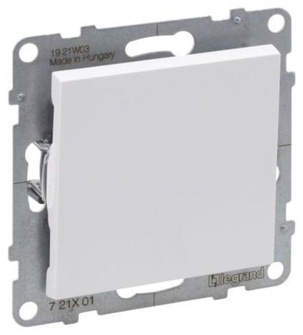 Выключатель клавишный Legrand Suno 721101, белый купить,NaN