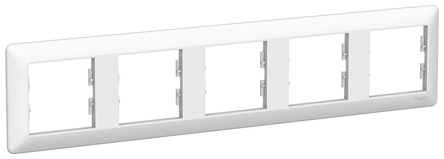 Рамка для выключателей и розеток Schneider Electric EPH5805521, белый купить,NaN