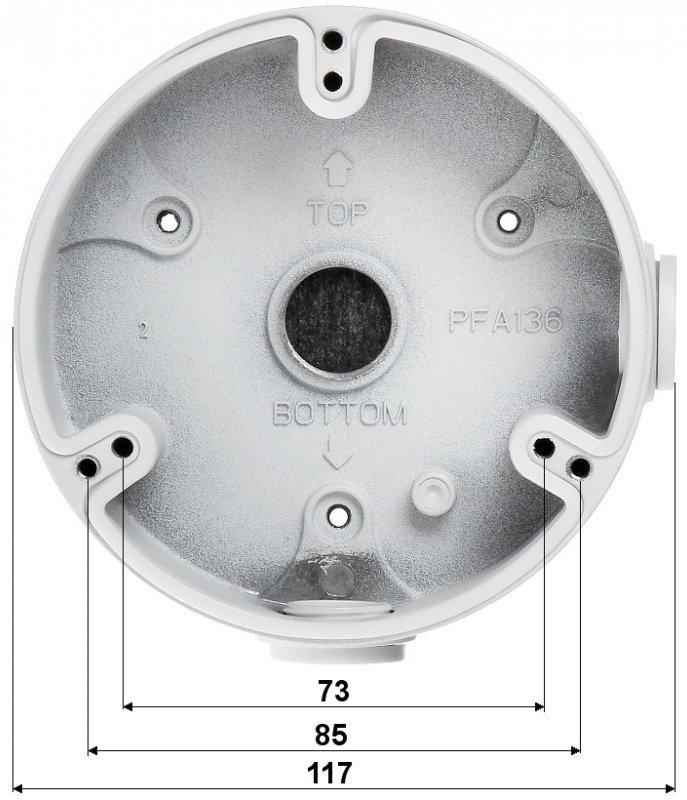 Dahua монтажная коробка DH-PFA136 1 шт, металл купить,NaN