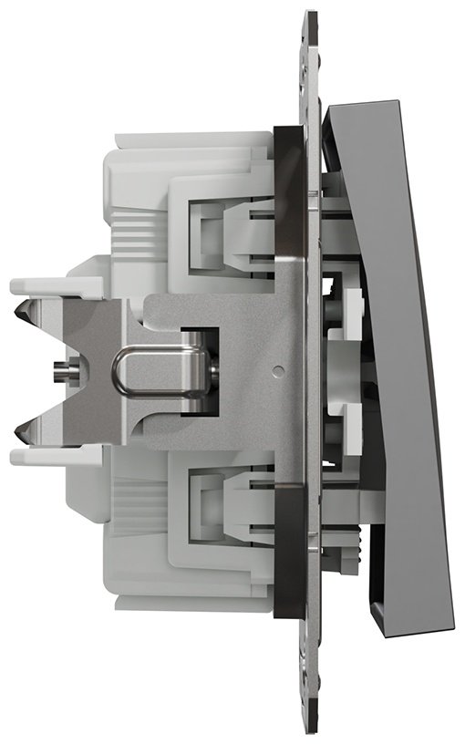 Выключатель клавишный Schneider Electric EPH1400171, антрацит купить,NaN