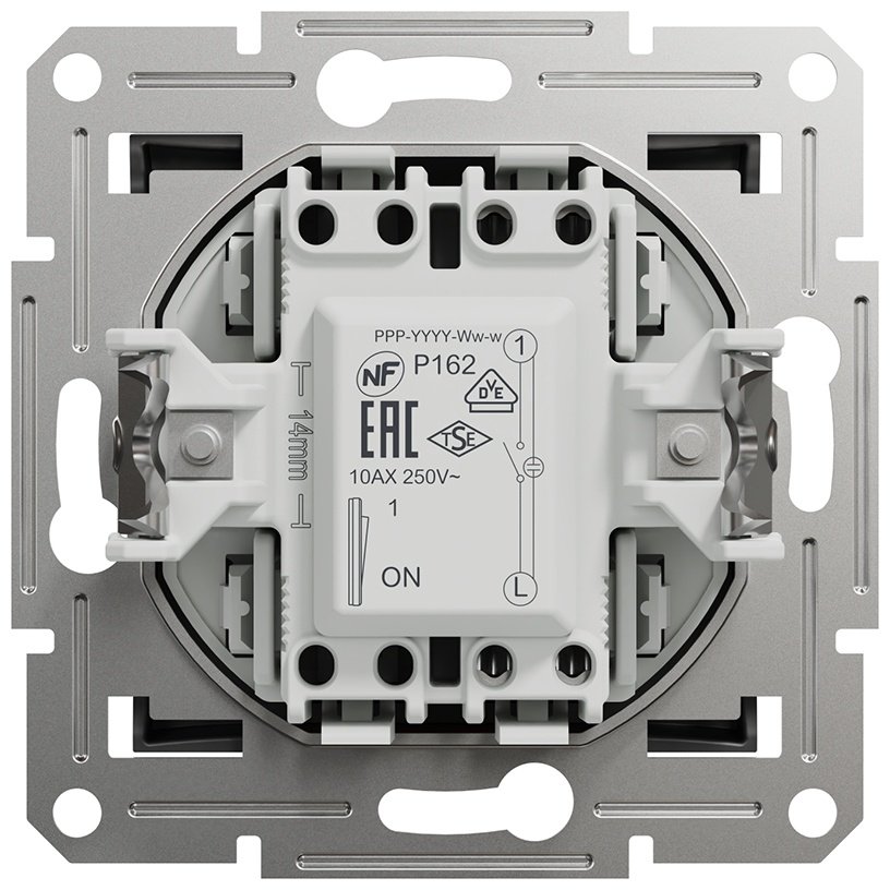 Выключатель клавишный Schneider Electric EPH1400171, антрацит купить,NaN