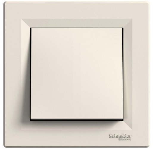 Выключатель клавишный Schneider Electric EPH0100123, кремовый купить,NaN