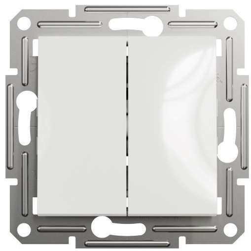 Выключатель клавишный Schneider Electric EPH0370121, белый купить,NaN