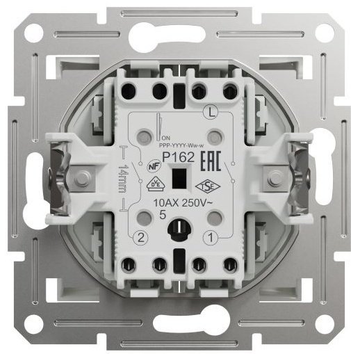 Выключатель клавишный Schneider Electric EPH0370121, белый купить,NaN