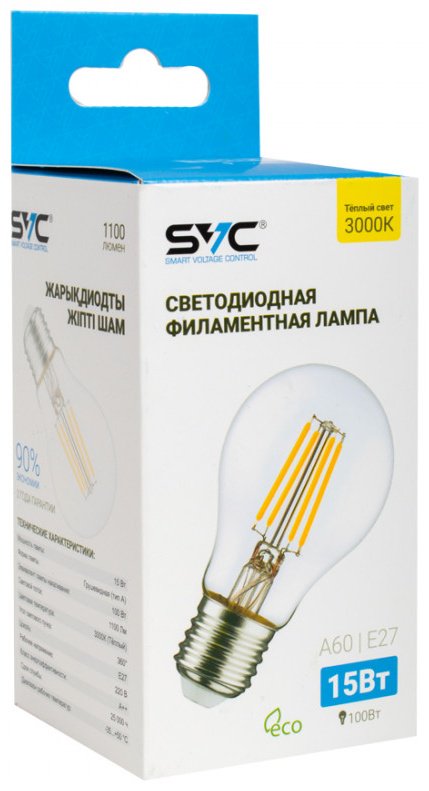 SVC 12W E27, светодиодная, теплый белый купить,NaN