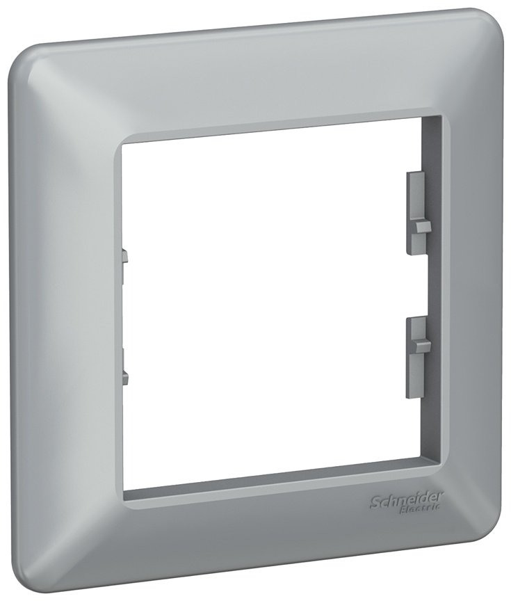 Рамка для выключателей и розеток Schneider Electric EPH5805161, алюминий купить,NaN