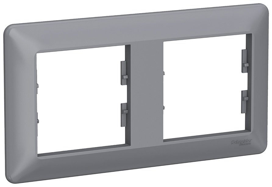 Рамка для выключателей и розеток Schneider Electric EPH5805262, сталь купить,NaN