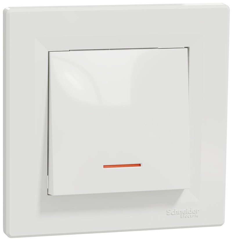 Выключатель клавишный Schneider Electric EPH1400121, белый купить,NaN