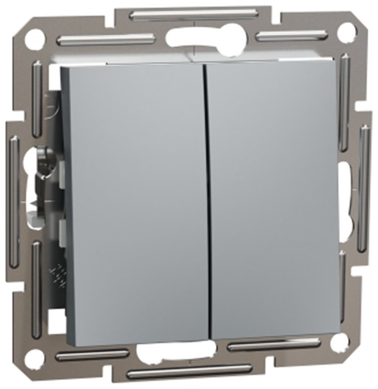 Выключатель клавишный Schneider EPH0300162, сталь купить,NaN