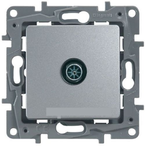 Legrand Etika встраиваемая 672451, телевизионный, алюминий купить,NaN