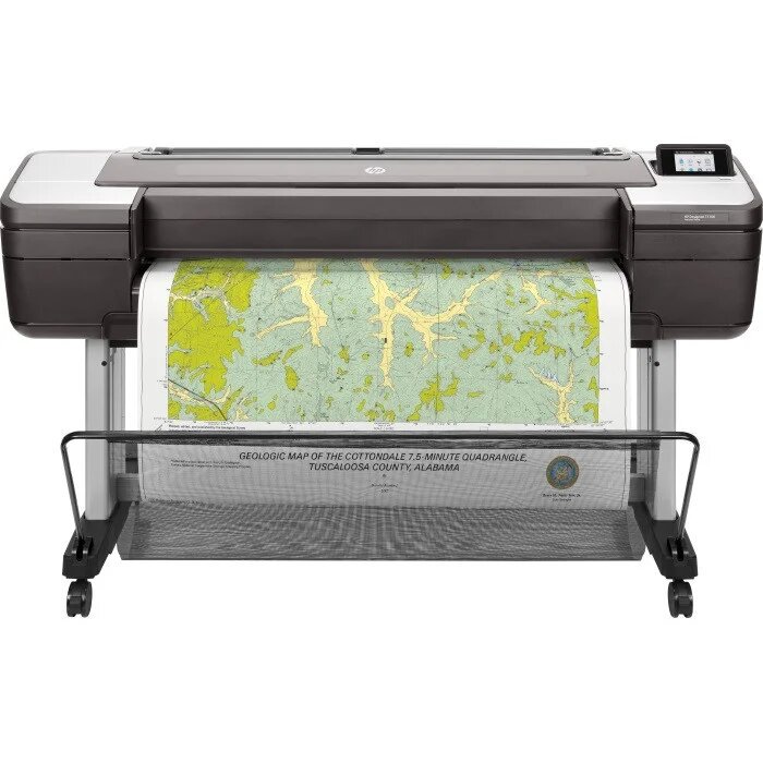 Плоттер HP DesignJet T1700 44-in Printer W6B55A черный