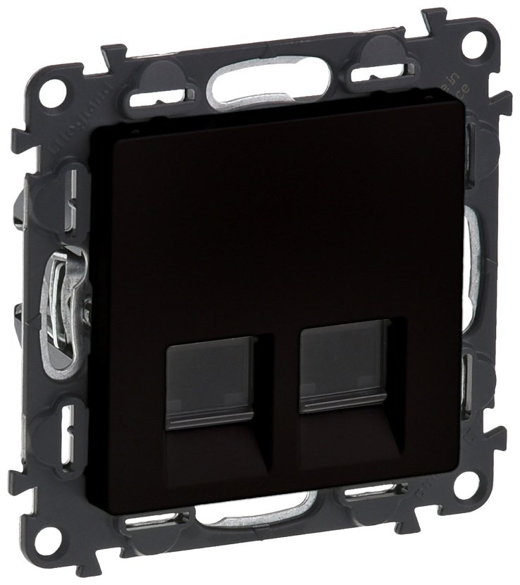 Компьютерная розетка (RJ45) Legrand 756343 Valena Life, черный купить,NaN