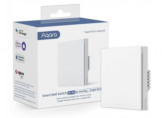 Выключатель клавишный Aqara Smart Wall Switch WS-EUK01, белый
