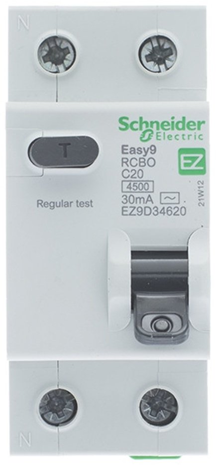 Schneider Electric автоматический выключатель 1P 20 A, 4.5 кА, 220 В купить,NaN