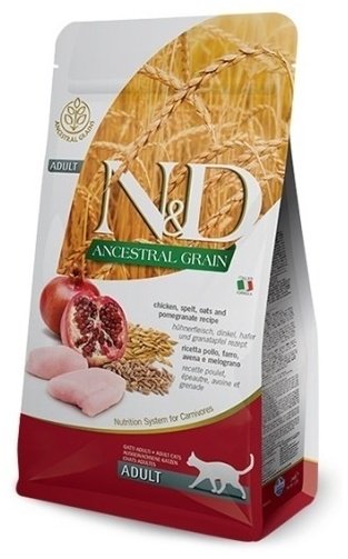 Корм Farmina N&D Ancestral Grain для взрослых курица, гранат 0.3 кг купить,NaN