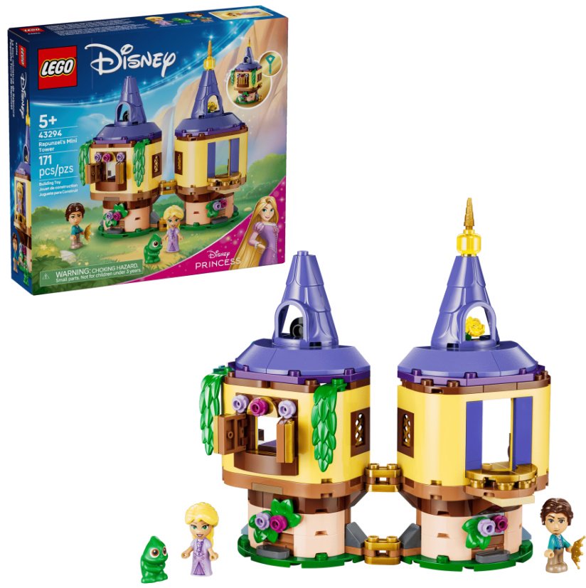 Конструктор LEGO Disney Princess Мини-башня Рапунцель 43294, деталей 171 шт купить,18474