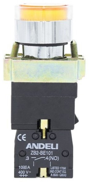 ANDELI кнопка XB2-BW3571, желтый купить,NaN