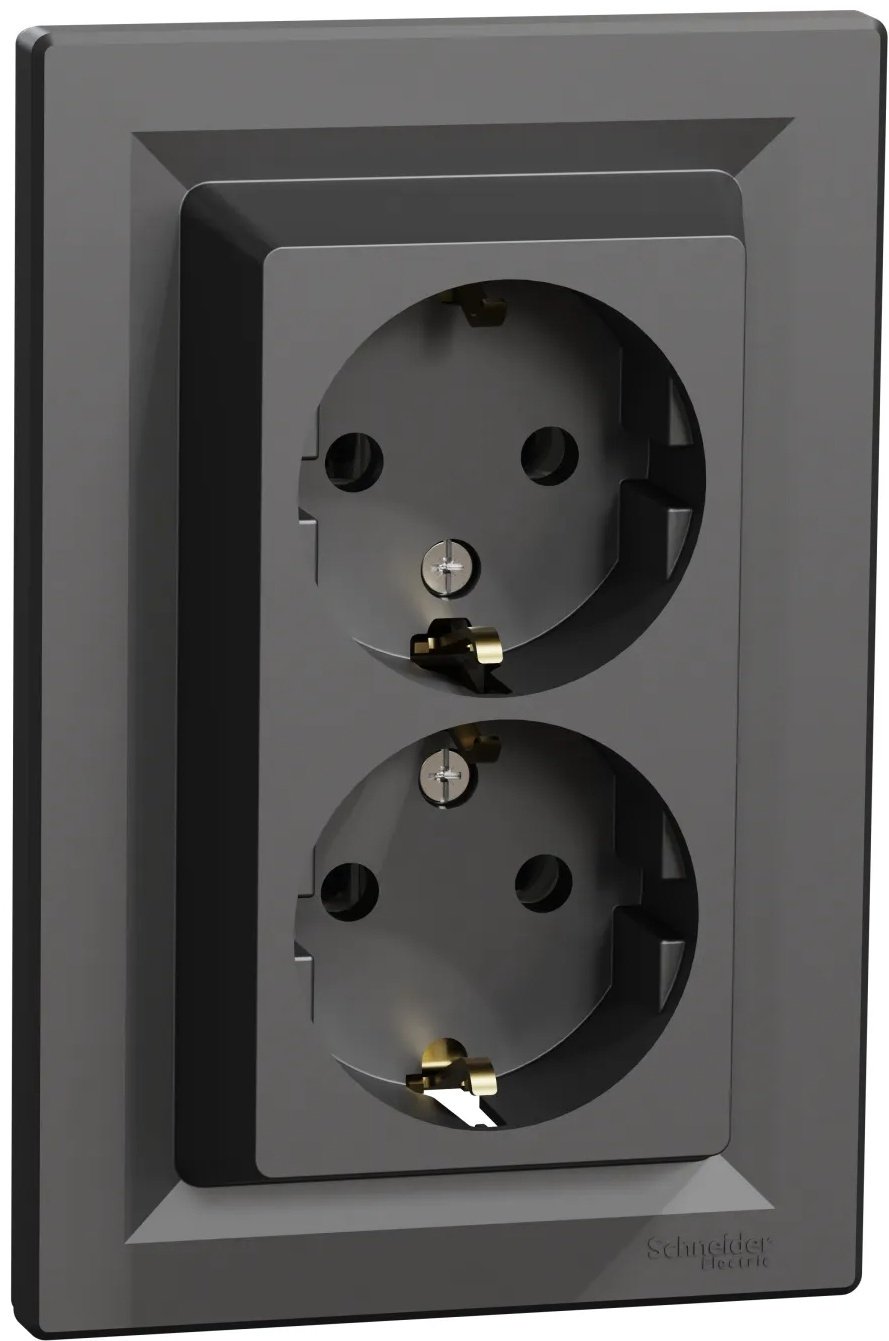 Розетка Schneider Electric EPH9900171, серый, антрацит купить,NaN