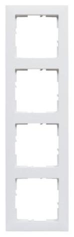 Рамка для выключателей и розеток Legrand Suno 721504, белый купить,NaN