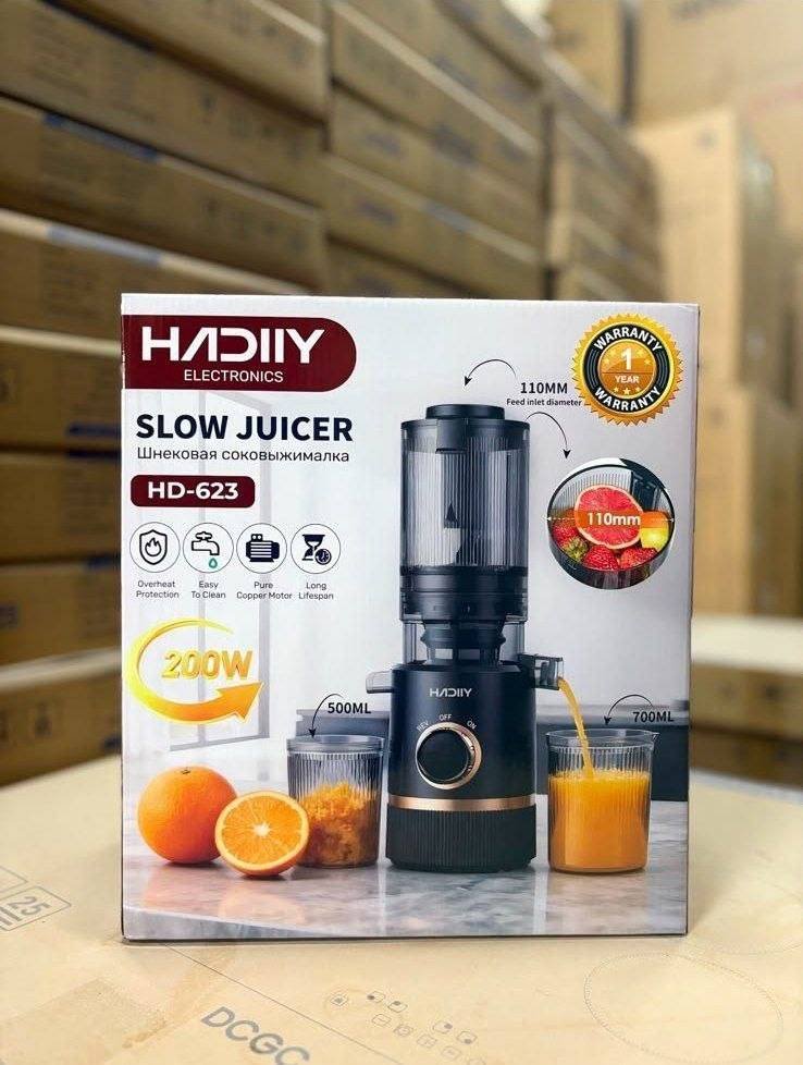 Соковыжималка HADIIY HD-623 черно-серебристый купить,NaN